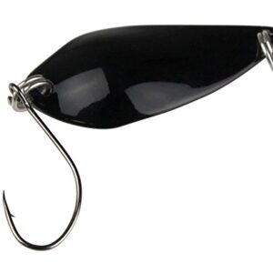 Fishing-Tackle-Max-Unisex - Erwachsene FTM Spoon Rock 4,2g-Löffelblinker zum Spinnfischen, Forellenblinker, Forellenköder, Blinker zum Forellenangeln, Farbe: schwarz/UV grün, bunt