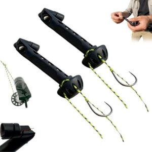 Magnetischer Schnurr durchführer für Fly Fishing, Faden durch Haken helfen, Universale Knoten Assistent für die meisten Hook Tippet und Fliegen Stil