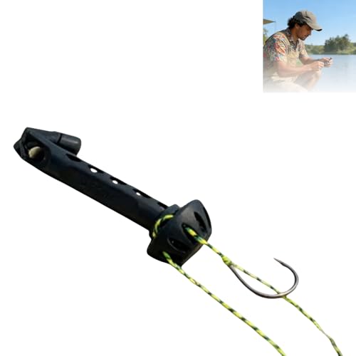 Magnetischer Fliegeneinfädler für das Fischen, kompatibel mit verschiedenen Hakengrößen und geeignet für Forellenangeln und allgemeine Anforderungen an das Fliegenfischen.