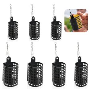 6 Stück Metall Futterkorb Feeder für Angeln, Fischteich Zubehör, Karpfenangeln Accessoires