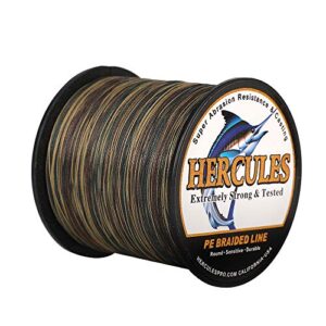 Hercules Super Cast 100m - 2000m 109-2196 Yards Geflochtene Angelschnur 6lb - 100lb Test für Salzwasser Süßwasser PE Geflecht Fischdraht Superline 4 Stränge