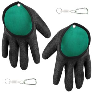 Wasserdichte Angelhandschuhe für den sicheren Umgang mit Hecht, Wels, Zander, Austern, Krabbe und Fischen. Die Handschuhe haben einen Magnetverschluss und sind elastisch.