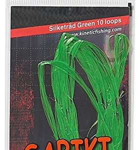 Grüne Seidenfäden für Hornhechte, ideal für Aquarien oder als Alternativ zu Drilling-Bien, hochwertige Materialien von Kinetic