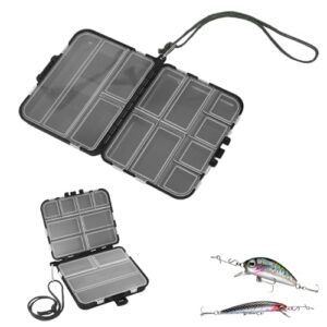 Vielseitiger Angelkoffer fuer Koeder und Blei, Wasserdicht und Kompakt, ideal fuer Outdoor-Angeltouren