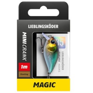 Lieblingsköder Mini Crank 35mm 3,6g Wobbler in der Farbe Magic fürs Angeln in Seichten Gewässern geeignet