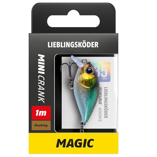 Lieblingsköder Mini Crank 35mm 3,6g Wobbler in der Farbe Magic fürs Angeln in Seichten Gewässern geeignet