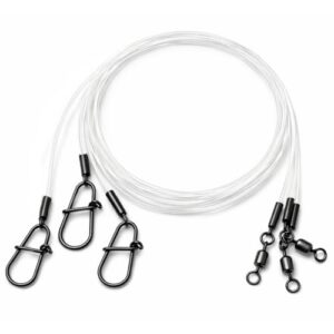 Major Fish Raubfischvorfach Hardmono Vorfächer zum Spinnfischen Leader, 3 Stück, 0,85 mm, Länge: 50 cm, hochwertiges Zubehör für das Spinnfischen auf Hecht, Zander und Barsch
