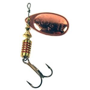 Hochwertiger Spinner von Mepps für den Fischfang, kupferfarbene Aglia, Gewicht: 1 Gramm