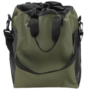 Milisten Stiefeltragebehälter aus Stiefelaufbewahrungstasche, Angelbehälter mit Netzgewebe für Stiefel und Umhängetasche für draußen vielseitig einsetzbar für Erwachsene