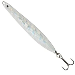 Kunstköder für Meerforelle und Hornhecht, White Pearl Farbe, 9,8 cm lang, 23 g schwer