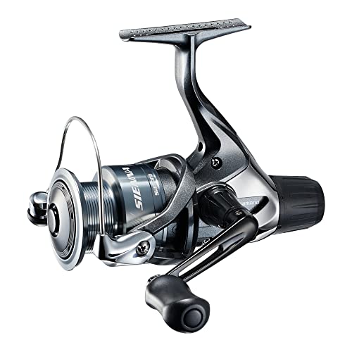 Hochwertige Angler-Spinnrolle mit Heckbremse von Shimano, ideal für ambitionierte Angler