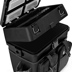 Die Sitzkiepe Angelbox ist der perfekte Begleiter für jeden Angler. Mit ihrer vielseitigen Aufbewahrungsmöglichkeiten und geräumigen Hauptfach bietet sie genügend Stauraum für alle notwendigen Werkzeuge und Ausrüstung.