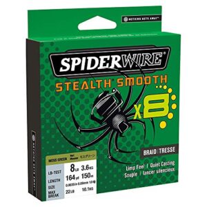 Hochwertiger Anglerfaden Spiderwire Stealth Smooth x8 Code Red 0,15mm 300m für weiche und leise Würfe