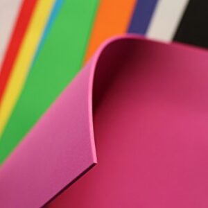 10 Stück Schaumstoffpapier zum Fliegenbinden in 10 verschiedenen Farben, jeweils 10 x 10 cm groß