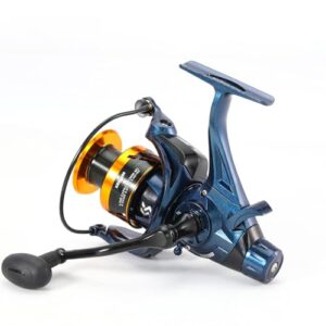 Yun Nong Karpfenangelrolle, 5 + 1 abgeschirmte Edelstahl-B-Carbon Fiber Drag Karpfenrollen für Salzwasser oder Süßwasser Spinnrollen, Angelrollen (5000) - hochwertige Angelrolle mit Edelstahl-Spindel und korrosionsbeständigem Antriebsmechanismus