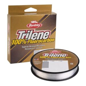 Berkley Trilene Angelschnur, hochwertige 100% Fluorocarbon-Linie für den Einsatz in verschiedenen Gewässern mit hervorragender Abriebfestigkeit und geringer Sichtbarkeit unter Wasser.