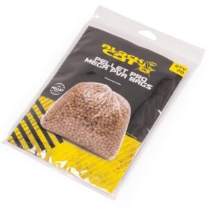 Black Cat Pellet Pro Mega PVA Beutel, 20 Stück, Größe 30x40cm, Futterbeutel für Wallerangeln
