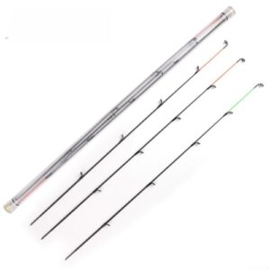 Carbon-Angelrutenspitzen, Ersatz für Feeder und lange Wurfruten, 120 g, H/M/L-Aktionsmöglichkeiten, 51–55 cm Kohlefaser-Empfindlichkeitsspitzen, leicht