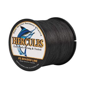 HERCULES Super Cast geflochtene Angelschnur 10lb bis 300lb Test für Salzwasser und Süßwasser