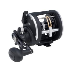 PENN Rival Level Wind Rollen, Schwarz/Silber, 30| Right|3.9:1 |625g - Hochwertige Angelrollen für erfahrene Angler