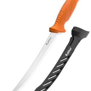 Fischmesser aus Edelstahl mit rutschfestem Griff für einfache und effektive Fischaufbereitung, ideal für Felsenfisch, Thunfisch und Lachs