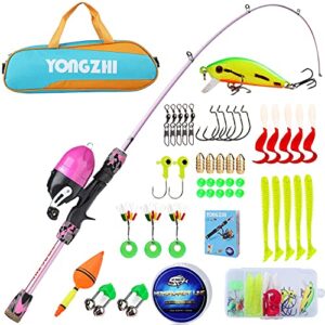 Kinder-Angelrute mit Teleskop-Arm und Spulenkombination, perfekt für junge Angel-Fans, ideal für Reisen und Outdoor-Aktivitäten