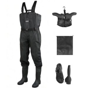 Wasserresistente Herren-Watthosen mit Stiefel und atmungsaktiver Technologie für Outdoor-Aktivitäten wie Angeln, Bauernhofarbeit oder Baustellenbesuche