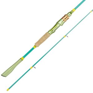 THKFISH Spinnrute, 32+36T Carbonfasertechnologie, Steckspinnrute mit Korkgriff und Edelstahl-Ringen für Hecht-, Barsch- und Zander-Angeln