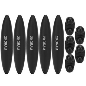 Fischerei-Bobber-Posen Set für Angel-Begeisterte, 5 Stück, EVA-Material, klassische Angelzubehörteile