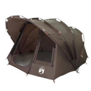 Wasserdichtes Zelt für 5 Personen, braune Farbe, perfekt für Camping und Angel-Ausfahrten