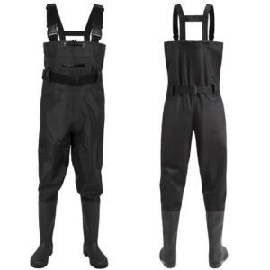 Wasserdichte Angelhose für Erwachsene mit Stiefeln, Atmungsaktivität und Wasserdichtheit für Sport-Angelliebhaber, Angeln, Wassersport und Outdoor-Aktivitäten
