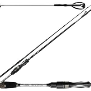 Wild Devil Baits Angelrute, hochwertige Ultra Light Spinnrute mit hohler Faserspitze und extrem leisen Vibrationen für Forellenangeln