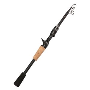 Leichte und zusammenklappbare Angel-Baitcasting-Rute für professionelles Angeln in Salzwasser und Süßwasser