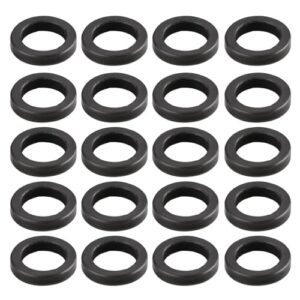Hochwertiger Edelstahl Verbindungsring für Fliegenfischen und Kunstköderfischen, 2,5 mm Außendurchmesser, schwarze Nickel-Oberflächenbehandlung