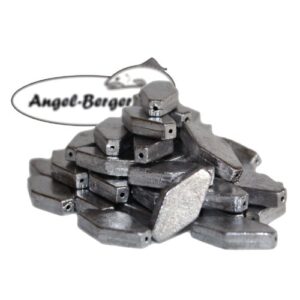 Angel-Berger Sargblei Sechskantblei 30g hochwertiges Angelblei in einer Sechskantform