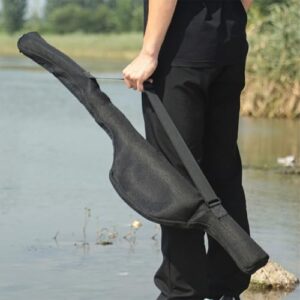 Tragbares und zusammenklappbares Etui für Angelruten, ideal für bis zu 2 Ruten mit Rollen, praktisches Transportmittel für Outdoor-Aktivitäten