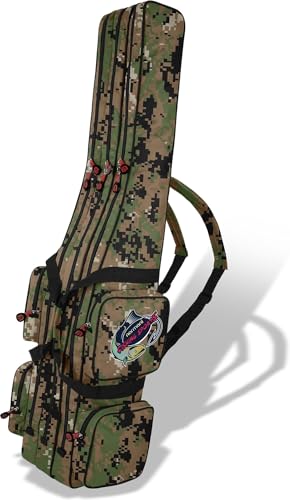 Wasserabweisende Angelrucksack für Angler, robuste Konstruktion und 3 Innenfächer