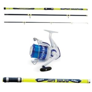 A&M Angelsport Brandungscombo 4,20m / bis 250g und Weitwurfrolle