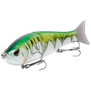 Bassdangereich Wobbler Kunstköder Angelköder Summer Dancer Glide Bait, hochwertiger Kunstköder für Fischfang-Ausrüstung, natürliche Bewegung und Einsatz bei verschiedenen Wasserbedingungen