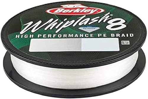 Berkley Whiplash 8, geflochtene Schnur für Angler, hochwertig, widerstandsfähig und abriebresistent