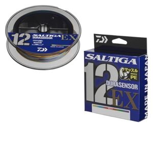 Hochwertige geflochtene Angelschnur von DAIWA mit Tragkraft von 45 kg und Durchmesser von 0,35 mm. Integrierte Farbmarkierung nach 1 m und 5 m.