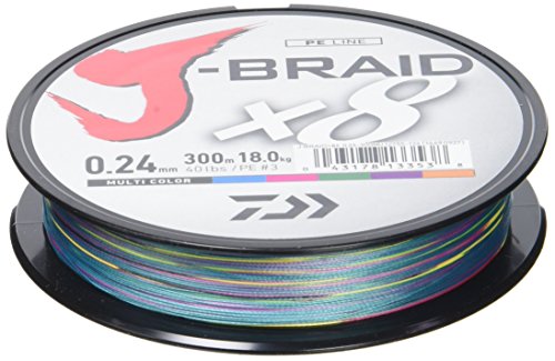Die Daiwa jbraid 8 Braid 300 ist eine hochwertige und sehr beliebte Ausrüstung für Angler. Sie ist bekannt für ihre gute Widerstandsfähigkeit gegen Wasser, Sand und andere Belastungen.