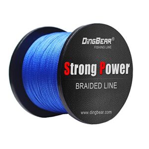Fischlinie, Anglerfaden, Angelschnur, Dingbear 109 Yards 100 Meter, 135 LB, 0.60 mm, Dunkelblau Stark geflochtener Fischfangschnur