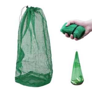 Fischnetztasche aus Nylon für den Transport und die Aufbewahrung von Fischernetzen. Praktische und faltbare Tasche für Angler, Krabben- und Garnelenfischer.