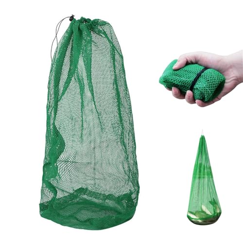 Fischnetztasche aus Nylon für den Transport und die Aufbewahrung von Fischernetzen. Praktische und faltbare Tasche für Angler, Krabben- und Garnelenfischer.