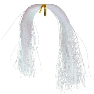 Hochwertiges Holografisches Lametta für Fliegenfischen, 10 Stück Crystal Fliegenbinden mit Kristall Flash Line