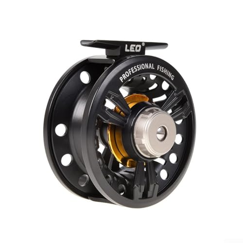 Leichte und langlebige Fliegenfischrolle aus Legierung mit 0,7 kg maximaler Zugkraft, ideal für Forelle, Lachs und andere Fischarten