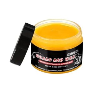 Angelrutenwachs, 50ml langlebig mit reibungsmindernder Wirkung, Rutenpflegecreme für Meeres- und Felsangeln sowie für den Tackle-Shop, die Garage und das Bootsdeck