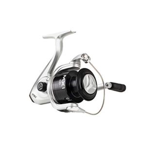 Fischeinangeln mit Mitchell MX1 Spinnrollen, Silber und Schwarz, Komplett-Set für erfolgreichen Angelstart