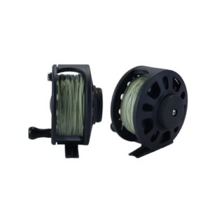 Fly Fishing Reel Set GLA 5/6 mit Linie aus ABS Material, perfekt für verschiedene Wasserarten